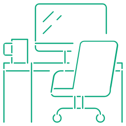 オフィス設備のイラスト