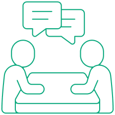 ミーティング・メンタリングのイラスト