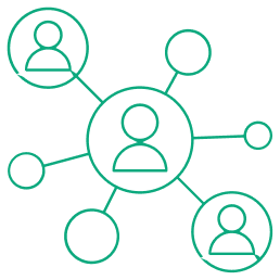 つながりのイラスト